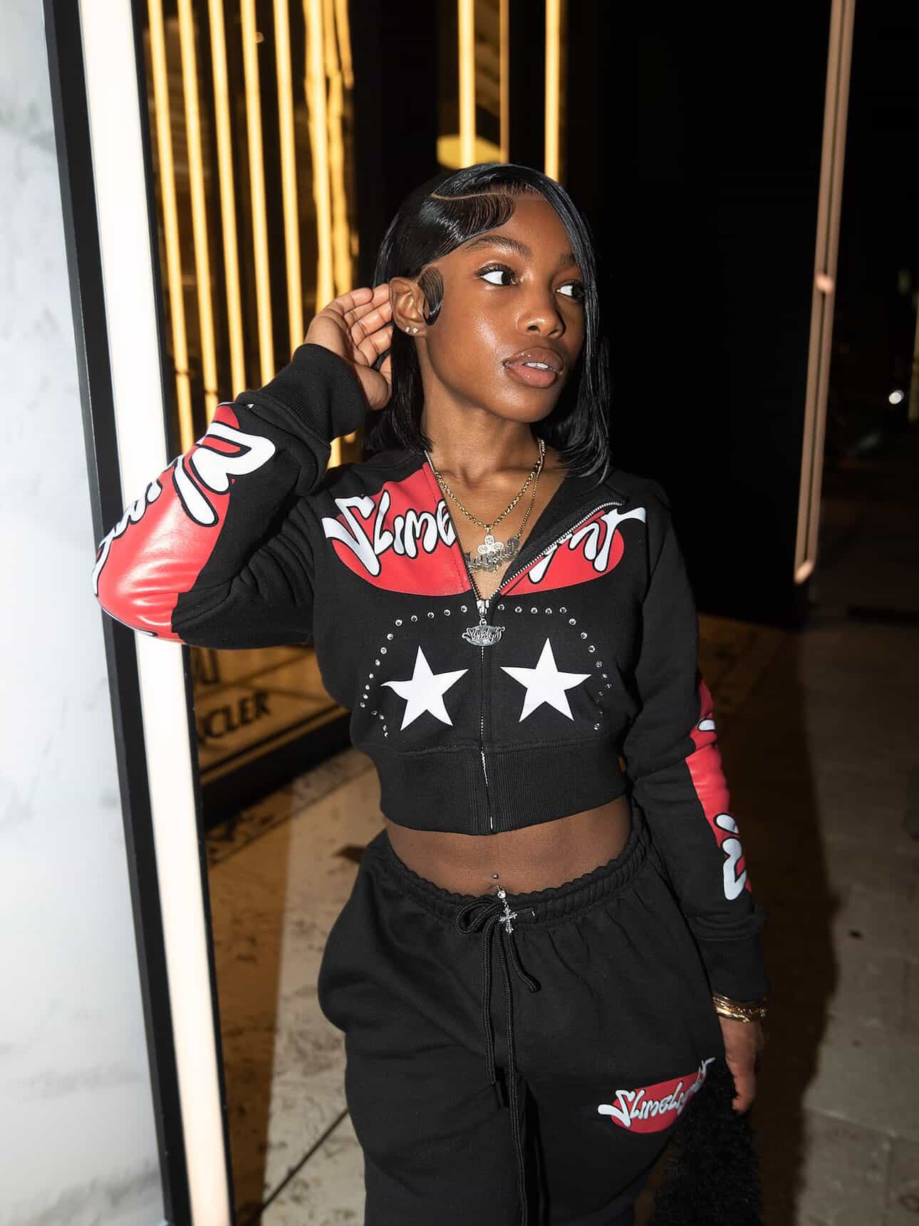 Slimelight two piece sweatsuit women