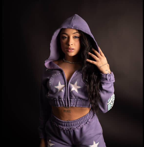 Purple Rhinestone set