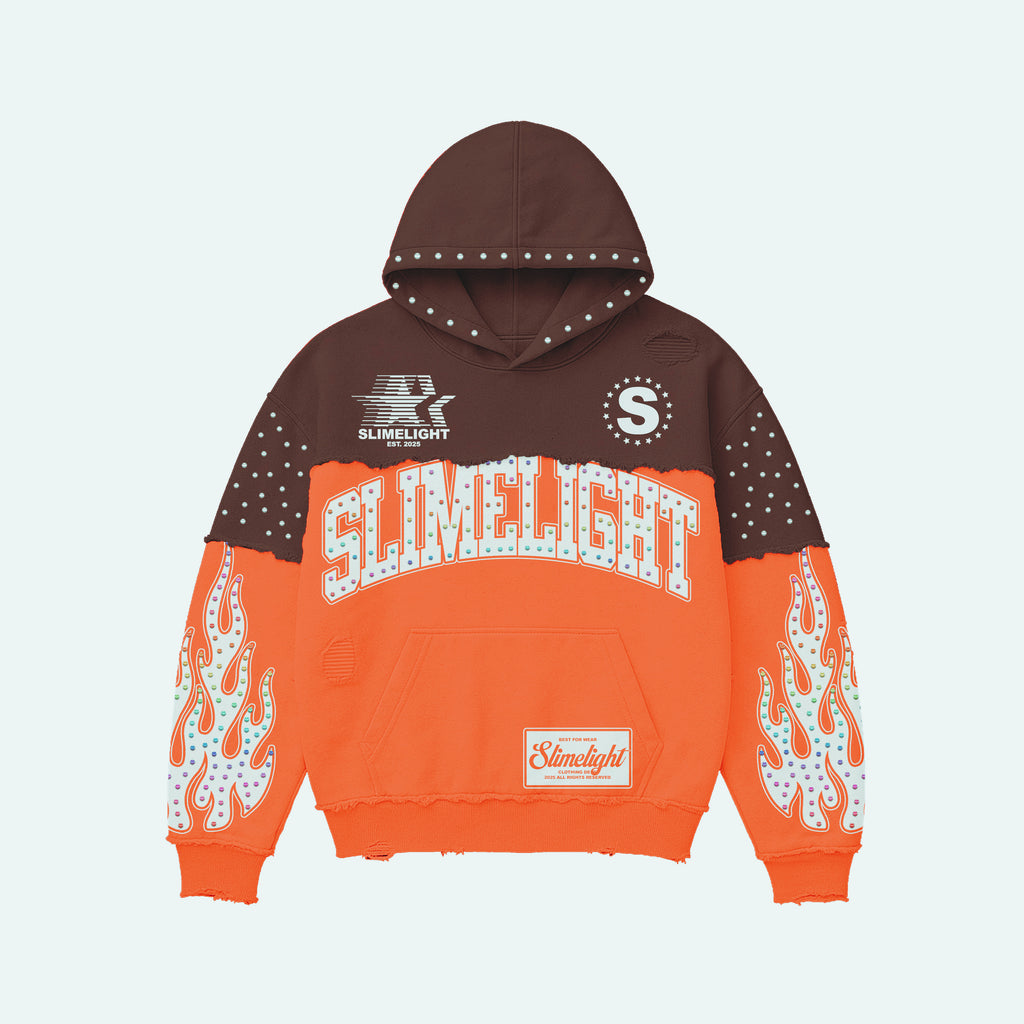 Men sLimeLight pull over with stud stones